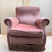 Poltrona Frau velluto vintage