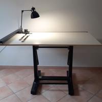 Tavolo Da Disegno, Tecnigrafo ZUCOR + Sgabello