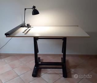 Tavolo Da Disegno, Tecnigrafo ZUCOR + Sgabello