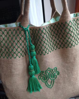 Borsa artigianale in juta