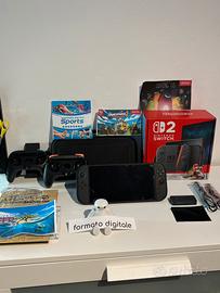 Nintendo Switch 2 completa con giochi e accessori