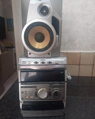  stereo a casette e cd sony
