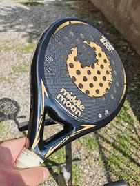 Racchetta Padel in Carbonio Middle Moon 6 Gold 