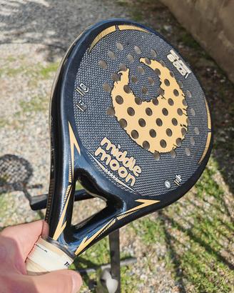 Racchetta Padel in Carbonio Middle Moon 6 Gold 