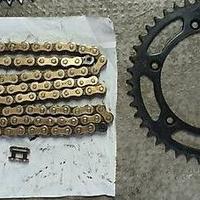 Kit cororna pignone catena passo 520 