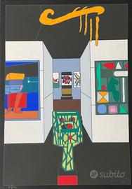 Ugo Nespolo serigrafia