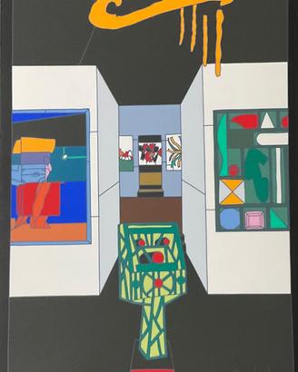 Ugo Nespolo serigrafia