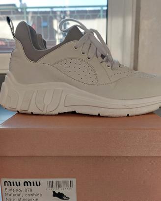 Miu Miu Sneakers in pelle EU 40