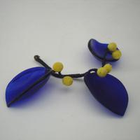 Giallo blu oggettistica di murano la murrina