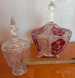 Due portacioccolattini in cristallo