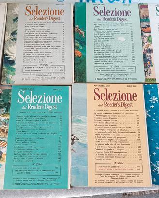 8 RIVISTE 1967 SELEZIONE READERS DIGEST