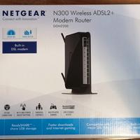 Modem Router NETGEAR Wireless-N 300 DGN2200