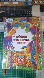 Libro da Colorare per Adulti - Animali 100 Disegni