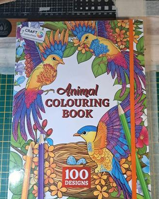 Libro da Colorare per Adulti - Animali 100 Disegni