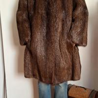 Pelliccia vera di castoro selvatico