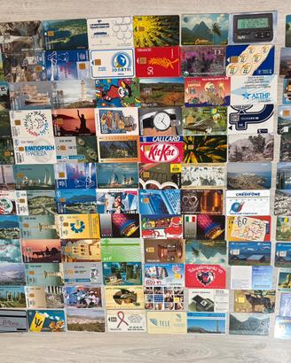 Lotto schede telefoniche estere da collezione