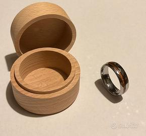 Anello da uomo in carburo di tungsteno