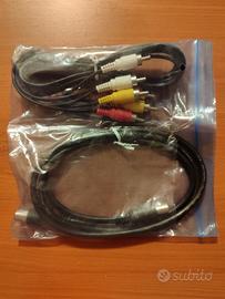 Cavo RCA+Antenna: 2 cavi video 