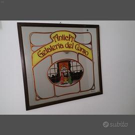 quadro specchio antica gelateria del corso