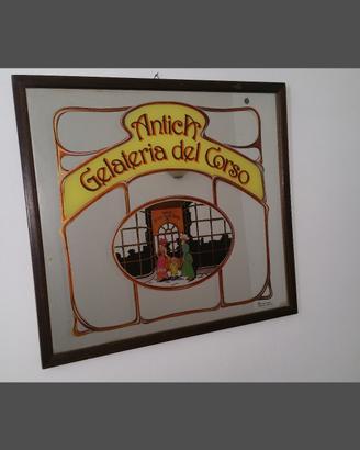 quadro specchio antica gelateria del corso
