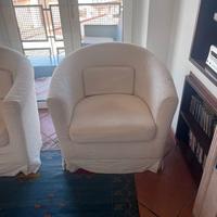 Poltroncine bianche