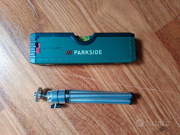 Livella laser Parkside con treppiede nuova 