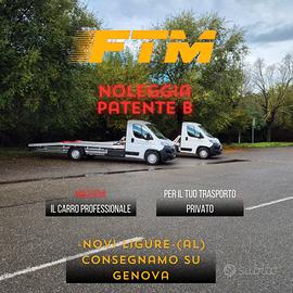 Noleggio Carro Attrezzi Pat B - CONSEGNA A GENOVA