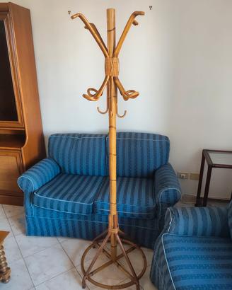 ATTACCAPANNI IN BAMBOO COLORE CHIARO anni  '70