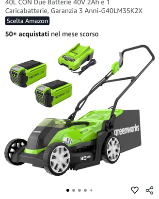 Tagliaerba greenworxs