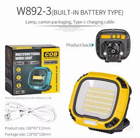 Lampada a LED magnetica da lavoro