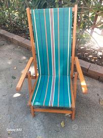 Sedia a sdraio per bambino / a in legno