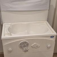 Fasciatoio, bagnetto, cassettiera Pali