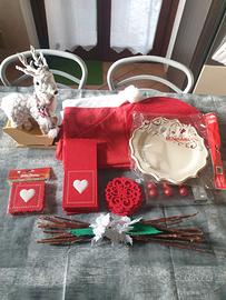 set tavola natale