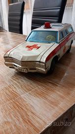 Ambulanza Latta Vintage Asakusa Toy Giappone '60