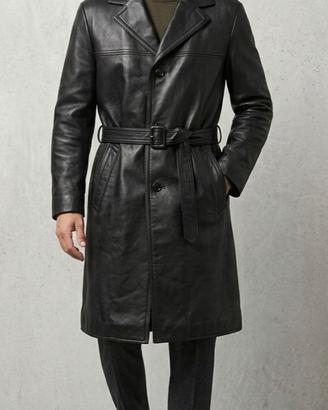 cappotto anni 70  in pelle 