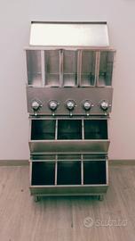 Dispensa Industriale anni 50 vintage in acciaio