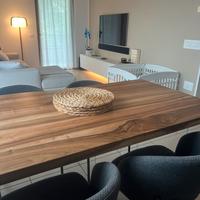 Tavolo legno massello noce