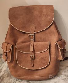 Zaino in cuoio vintage 