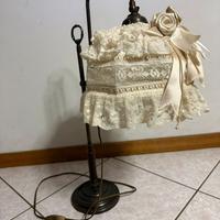 Abat- jour vintage in ottone anticato