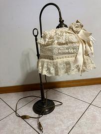 Abat- jour vintage in ottone anticato