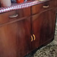 Credenza anni 50 , 2 ante con cassetti
