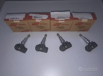 Kit 4 Sensori Pressione TPMS Orange Simple Sensors