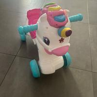 Cavalcabile a dondolo unicorno
