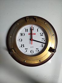 orologio da parete stock vintage pubblicitario 