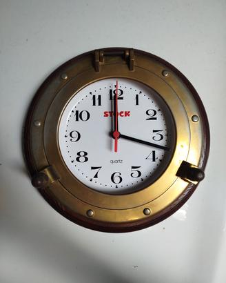 orologio da parete stock vintage pubblicitario 