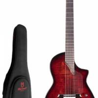 Martinez Hispania Cherry Red Chitarra classica ele