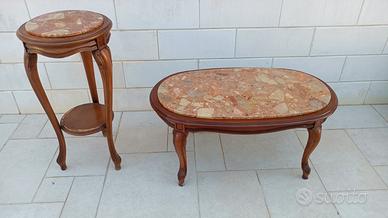 Coppia tavolini stile classico 