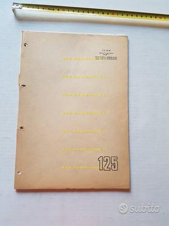Moto Guzzi 125 Turismo 1975 catalogo ricambi