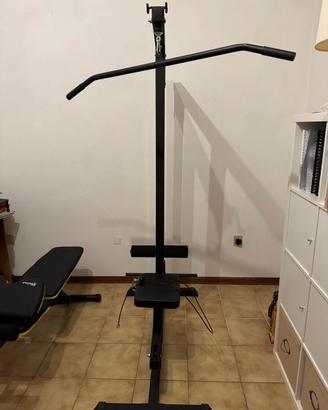 Lat machine + pulley