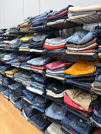 Box jeans firmati misti uomo donna solo grado A+